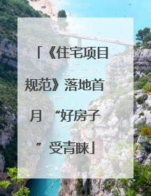 《住宅项目规范》落地首月 “好房子”受青睐