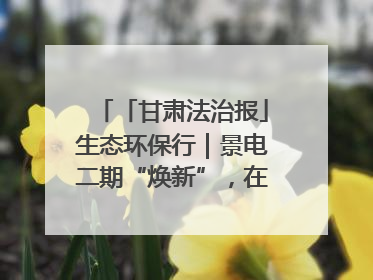 「甘肃法治报」生态环保行｜景电二期“焕新”，在荒漠上筑起一道绿色长城