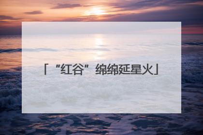 “红谷”绵绵延星火