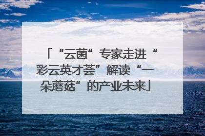 “云菌”专家走进“彩云英才荟”解读“一朵蘑菇”的产业未来