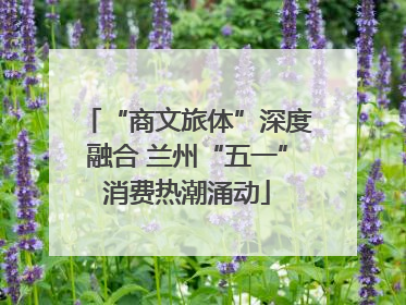 “商文旅体”深度融合 兰州“五一”消费热潮涌动