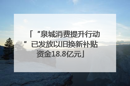 “泉城消费提升行动”已发放以旧换新补贴资金18.8亿元