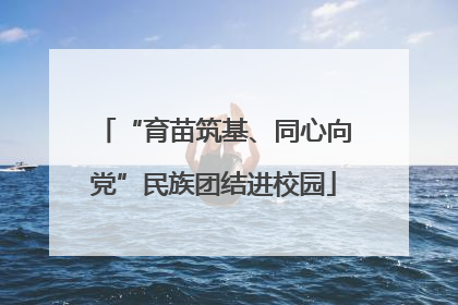 “育苗筑基、同心向党”民族团结进校园