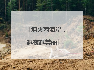 烟火西海岸，越夜越美丽