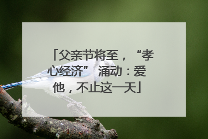 父亲节将至，“孝心经济” 涌动：爱他，不止这一天