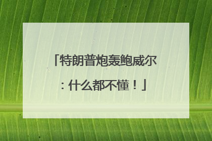 特朗普炮轰鲍威尔：什么都不懂！