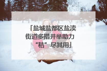 盐城盐都区盐渎街道多措并举助力“秸”尽其用