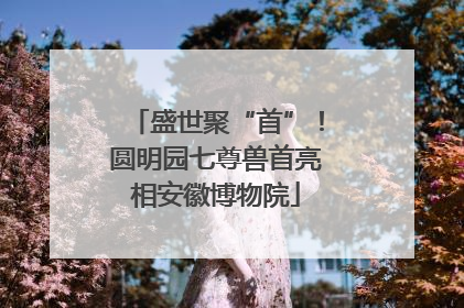 盛世聚“首”！圆明园七尊兽首亮相安徽博物院