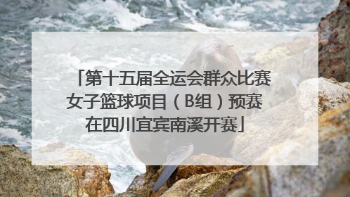 第十五届全运会群众比赛女子篮球项目（B组）预赛在四川宜宾南溪开赛
