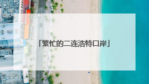 繁忙的二连浩特口岸