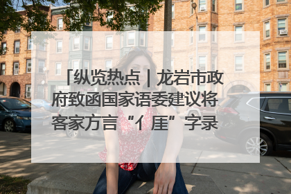 纵览热点｜龙岩市政府致函国家语委建议将客家方言“亻厓”字录入《新华字典》引发热议，当地回应