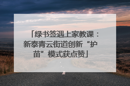 绿书签遇上家教课：新泰青云街道创新“护苗”模式获点赞