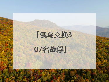 俄乌交换307名战俘