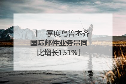一季度乌鲁木齐国际邮件业务量同比增长151%