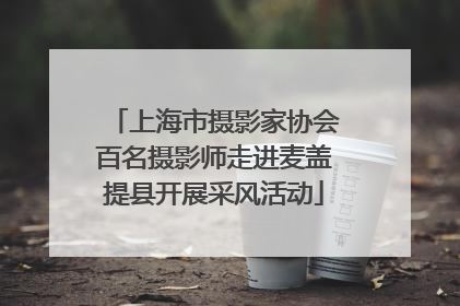 上海市摄影家协会百名摄影师走进麦盖提县开展采风活动