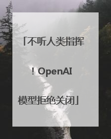 不听人类指挥！OpenAI模型拒绝关闭