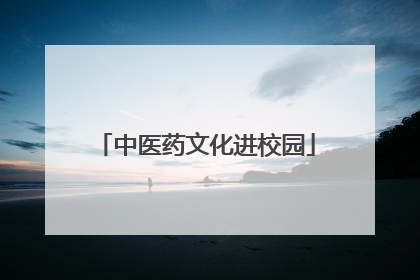 中医药文化进校园