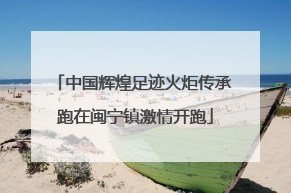 中国辉煌足迹火炬传承跑在闽宁镇激情开跑