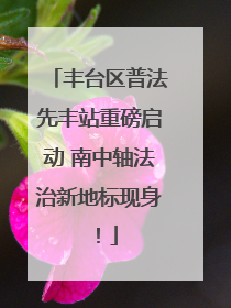 丰台区普法先丰站重磅启动 南中轴法治新地标现身！