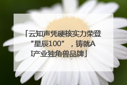 云知声凭硬核实力荣登“星辰100”，铸就AI产业独角兽品牌