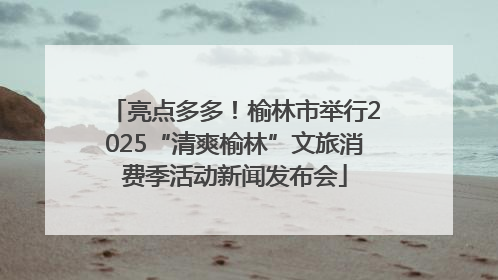 亮点多多！榆林市举行2025“清爽榆林”文旅消费季活动新闻发布会