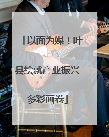 以面为媒！叶县绘就产业振兴多彩画卷