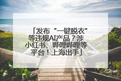发布“一键脱衣”等违规AI产品？涉小红书、哔哩哔哩等平台！上海出手