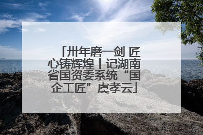 卅年磨一剑 匠心铸辉煌丨记湖南省国资委系统“国企工匠”虞孝云