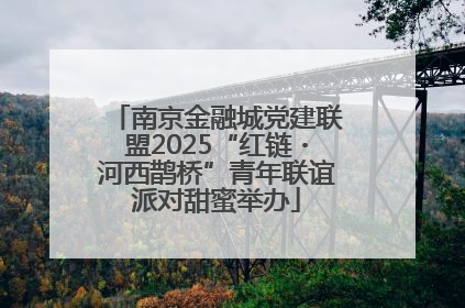 南京金融城党建联盟2025“红链・河西鹊桥”青年联谊派对甜蜜举办