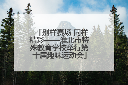 别样赛场 同样精彩——淮北市特殊教育学校举行第十届趣味运动会