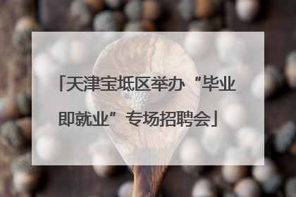 天津宝坻区举办“毕业即就业”专场招聘会