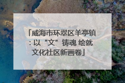 威海市环翠区羊亭镇：以“文”铸魂 绘就文化社区新画卷