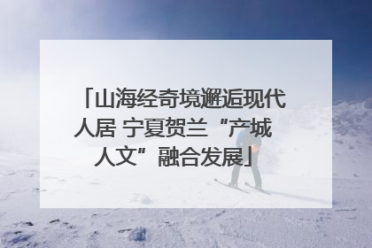 山海经奇境邂逅现代人居 宁夏贺兰“产城人文”融合发展