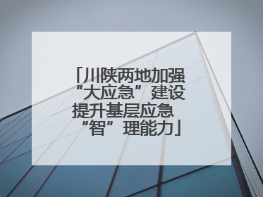 川陕两地加强“大应急”建设 提升基层应急“智”理能力
