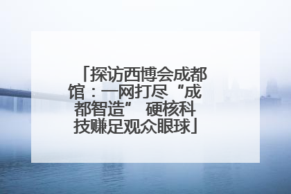 探访西博会成都馆：一网打尽“成都智造” 硬核科技赚足观众眼球