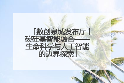 数创泉城发布厅丨碳硅基智能融合——生命科学与人工智能的边界探索