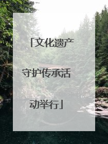 文化遗产守护传承活动举行