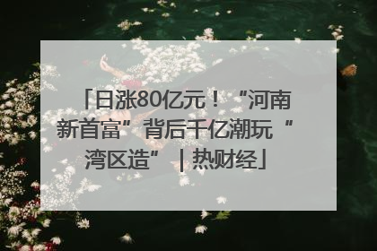 日涨80亿元！“河南新首富”背后千亿潮玩“湾区造”｜热财经
