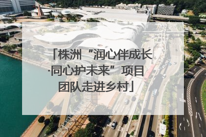 株洲“润心伴成长·同心护未来”项目团队走进乡村