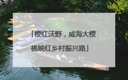 樱红沃野，威海大樱桃映红乡村振兴路