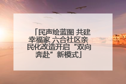 民声绘蓝图 共建幸福家 六合社区亲民化改造开启“双向奔赴”新模式