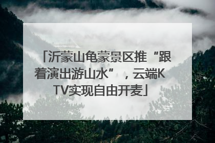 沂蒙山龟蒙景区推“跟着演出游山水”，云端KTV实现自由开麦