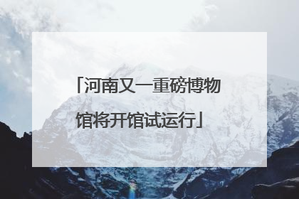 河南又一重磅博物馆将开馆试运行