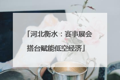 河北衡水：赛事展会搭台赋能低空经济