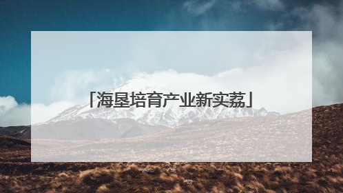 海垦培育产业新实荔