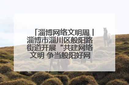 淄博网络文明周丨淄博市淄川区般阳路街道开展“共建网络文明 争当般阳好网民”主题宣讲活动