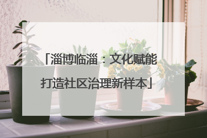 淄博临淄：文化赋能 打造社区治理新样本
