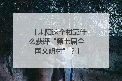 耒阳这个村靠什么获评“第七届全国文明村”？