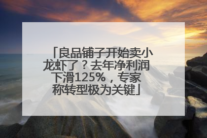良品铺子开始卖小龙虾了？去年净利润下滑125%，专家称转型极为关键