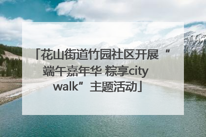 花山街道竹园社区开展“端午嘉年华 粽享city walk”主题活动